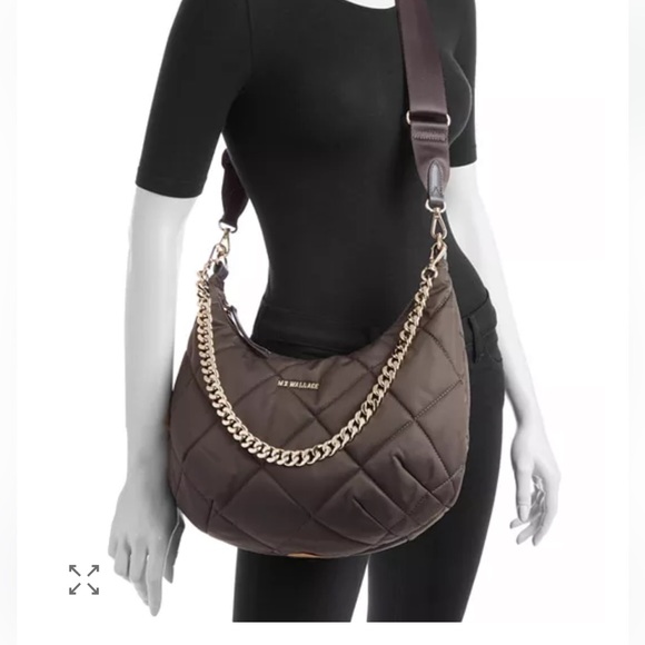 MZ Wallace Walnut Madison Shoulder Bag - Picture 2 of 10